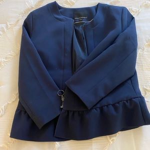 Banana Republic zip-up blazer